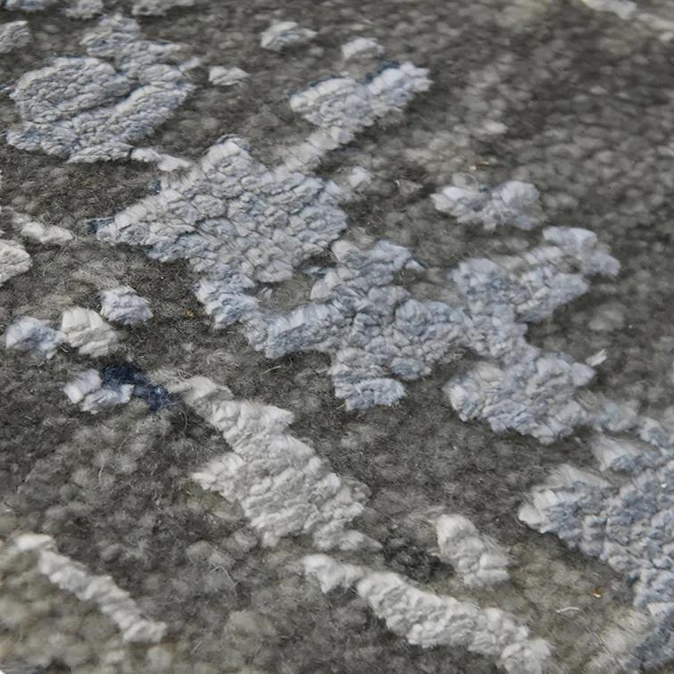 AMER Rugs One-of-a-Kind Mystique Modern Hand-Knotted 10'X14' Wool Blue Area Rug | Perigold