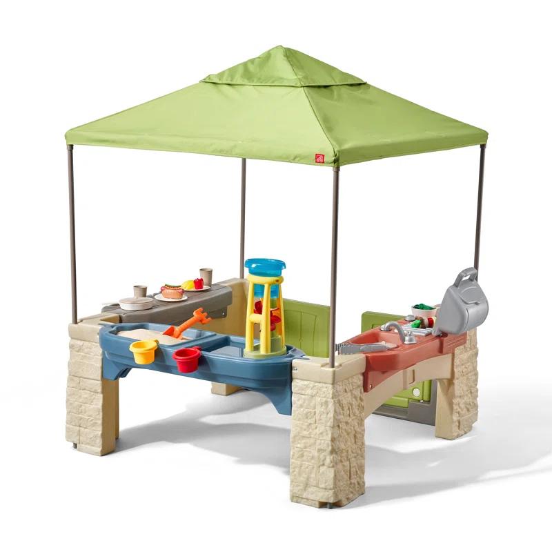 Step2 Step2 All Around Playtime Patio and Kids Outdoor Playhouse