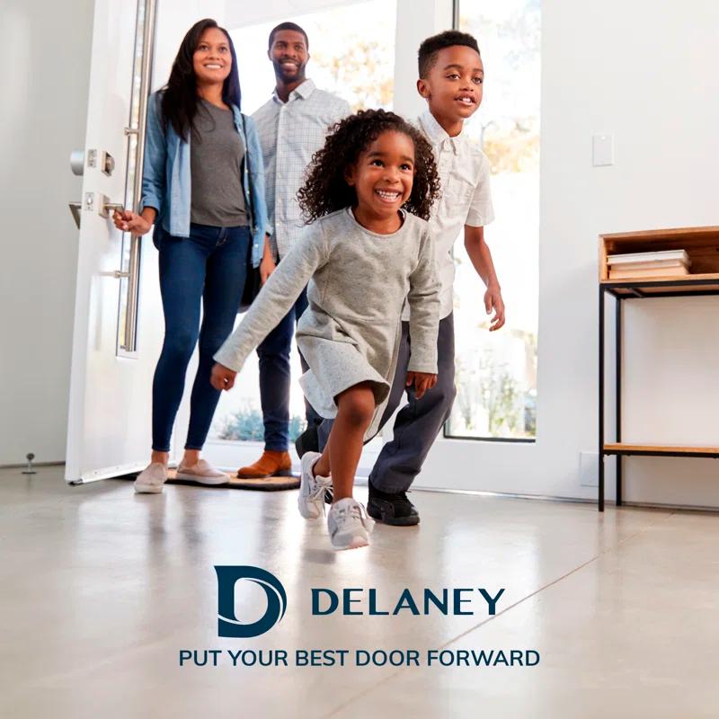 Delaney Hardware Bennett Exterior Lever With Deadbolt Reversible Entry Set