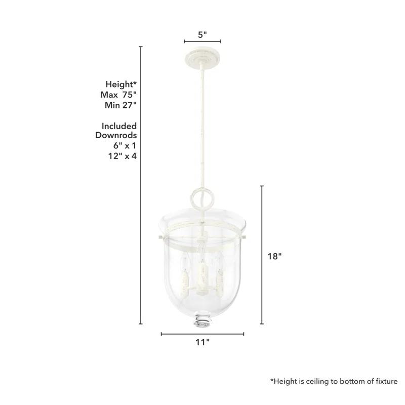 Hunter Fan Belltown 3 Light Urn Pendant