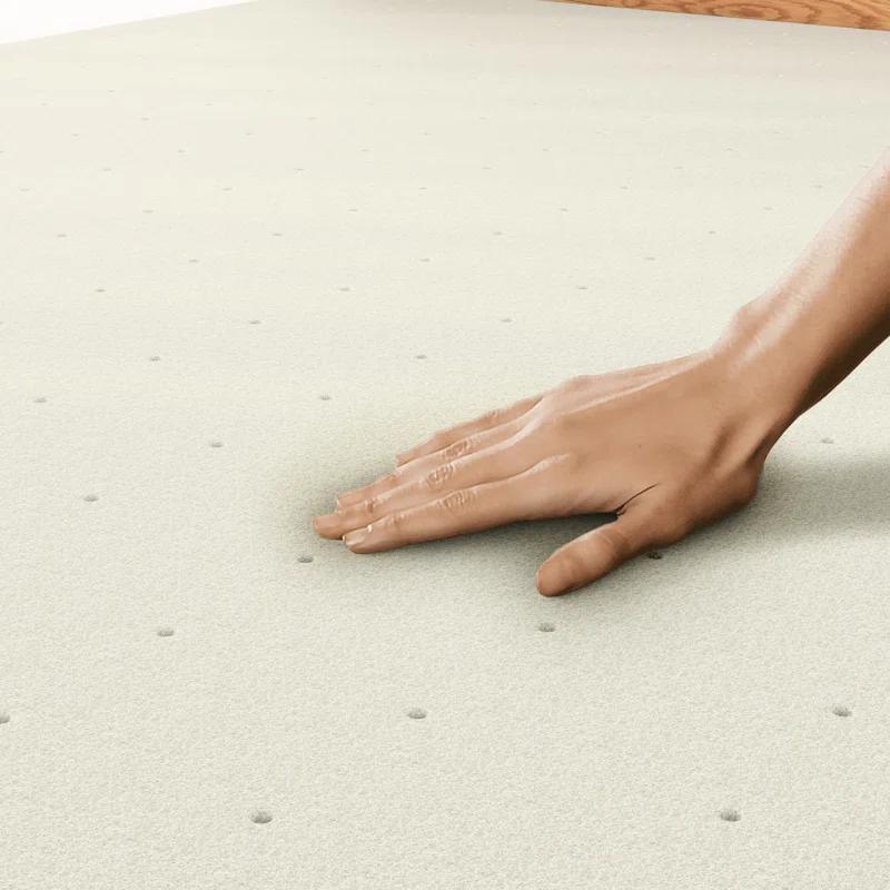 Nap Queen 4'' Ventilated Memory Foam Mattress Topper