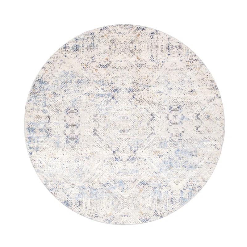 Pasargad Efes Geometric Beige/Blue Area Rug