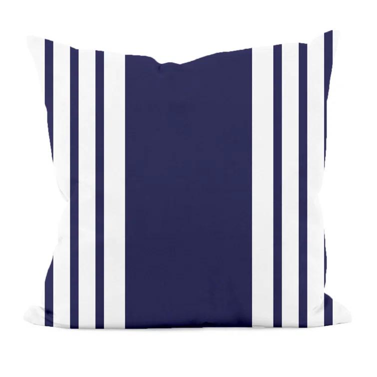 e by design Striped Reversible Throw Pillow