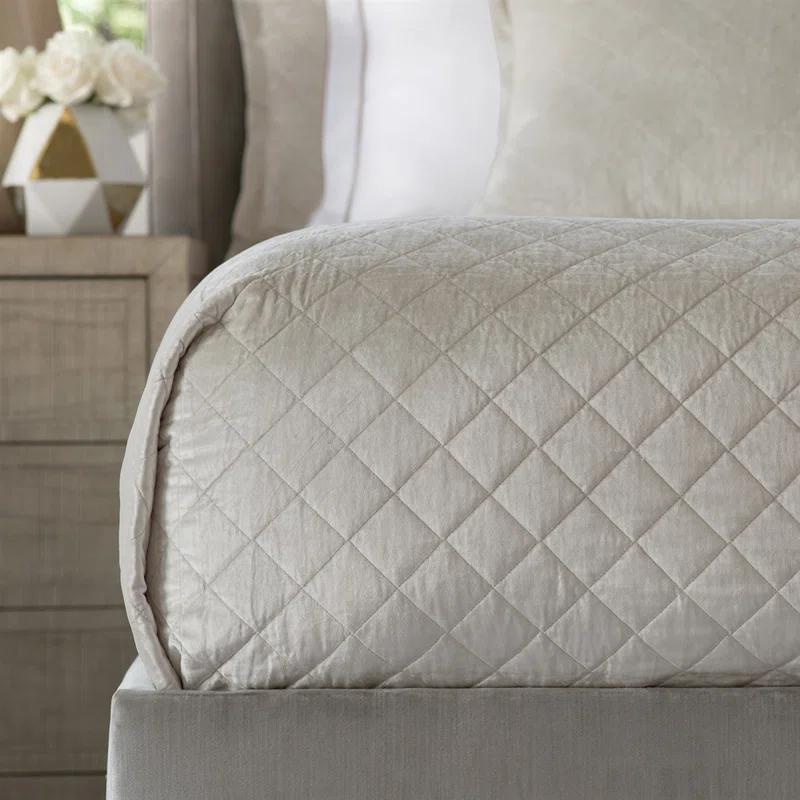 Chloe Modern & Contemporary Velvet Coverlet