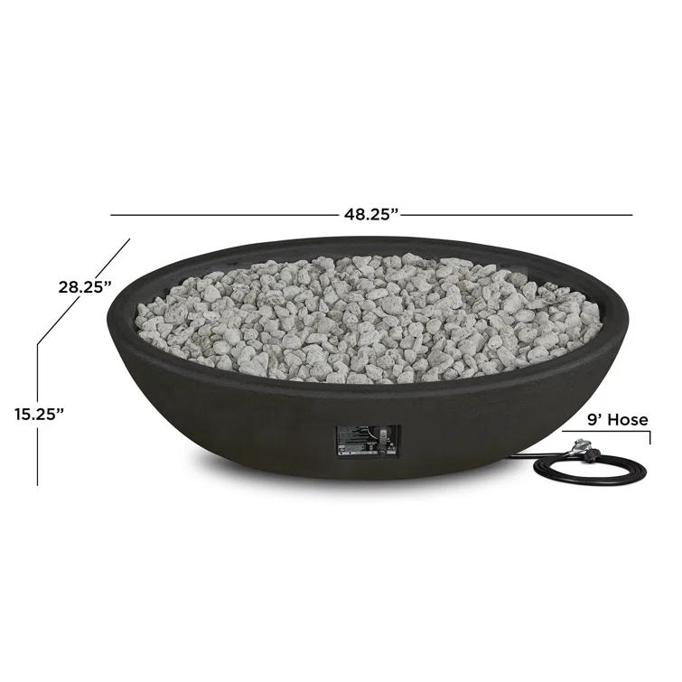 Fernanda Fire Bowl - Shale / Oval