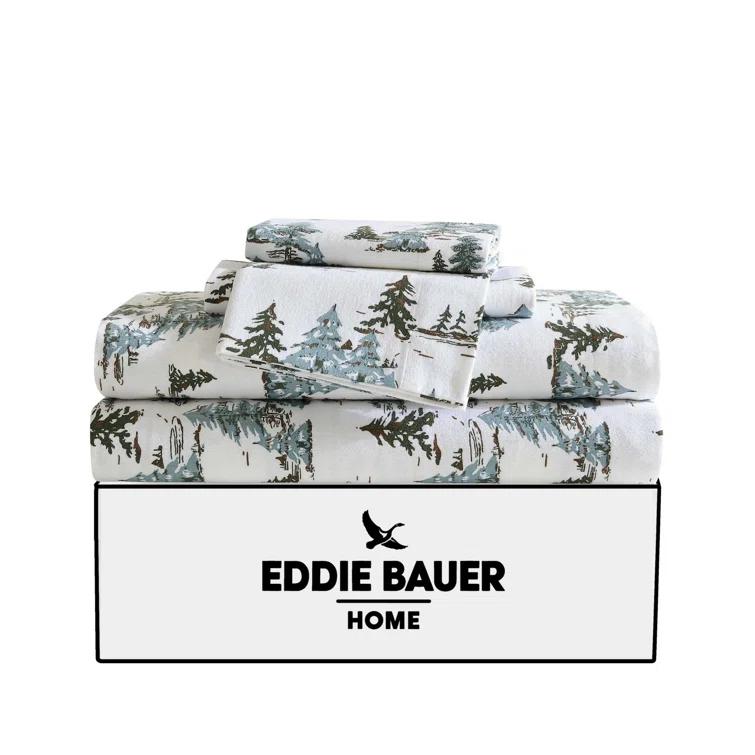 Eddie Bauer Arcadia Cozy Cotton Flannel Sheet Sets