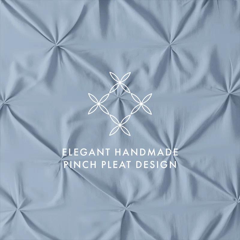 Becky Cameron Pinch Pleat Textured Duvet Cover Set
