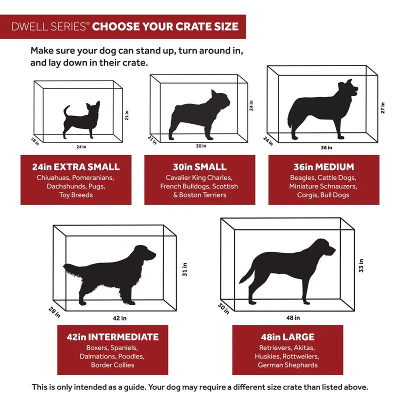 Lucky Dog Lucky Dog Dwell Series Crate - Bronze Finish