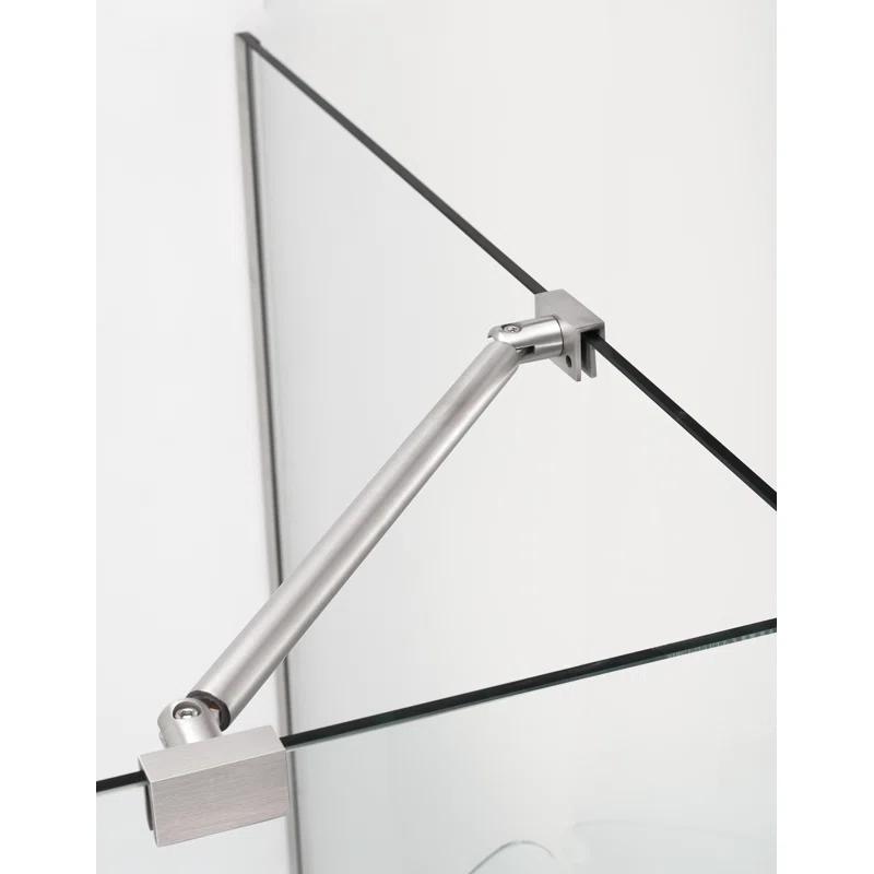 Aston SEN967EZ-SS-362236-10 Bromley 36" x 72" Rectangle Hinged Shower Enclosure