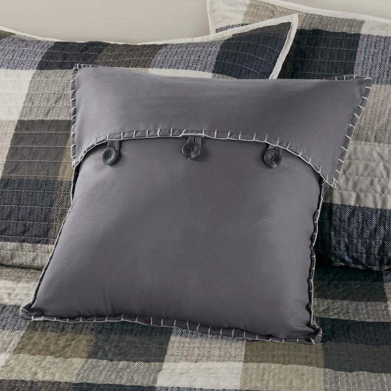 Madison Park Ridge 3 Piece Reversible Plaid Daybed Cover Set