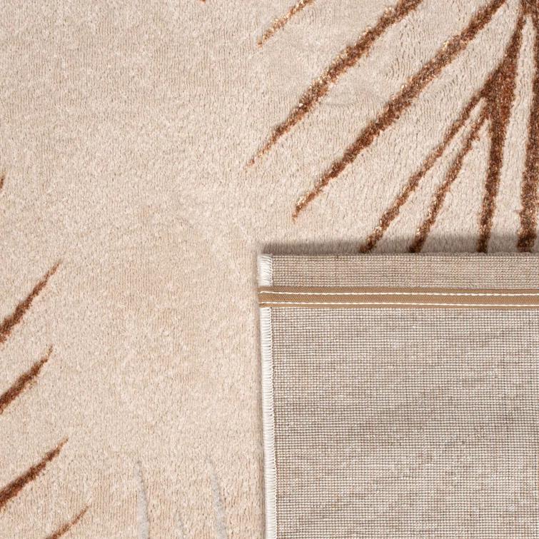 Bay Isle Home™ Modern Area Rug for Living Room with Palm Leaf Design