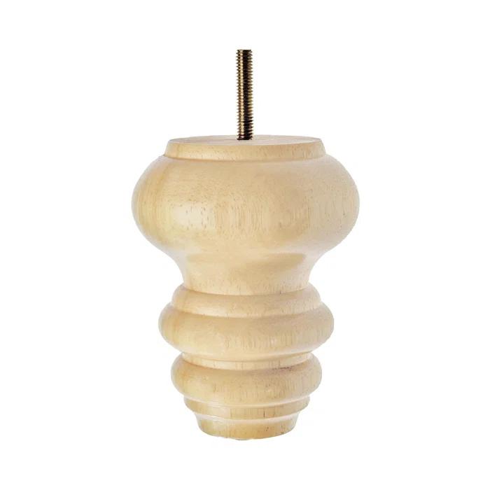 Solid Hardwood Sofa and Chair Bun Foot Leg