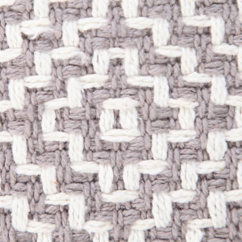 George Oliver Droitwich Geometric Cotton Reversible Throw Pillow