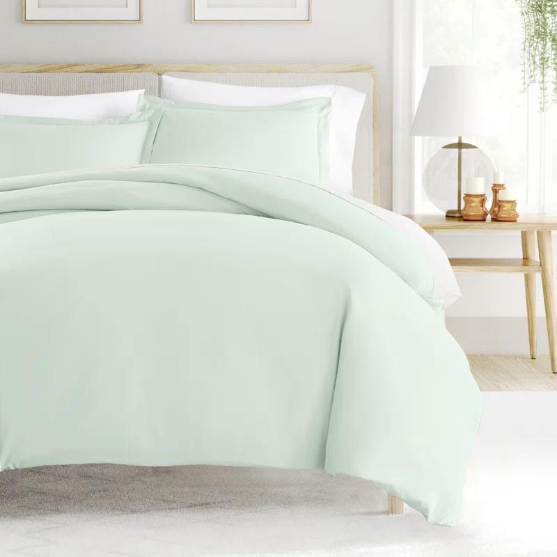 IEnjoy Home Super Soft Double Brushed Duvet Cover Set