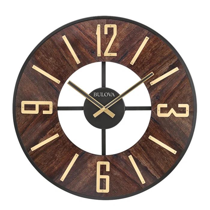 Bulova Wood Wall Clock