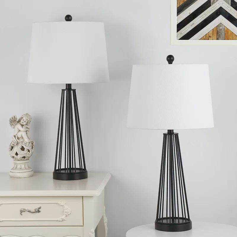 Everly Quinn Donnybrook Metal Table Lamp (Set of 2)