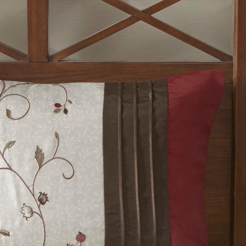 Madison Park Serene Embroidered 7 Piece Comforter Set