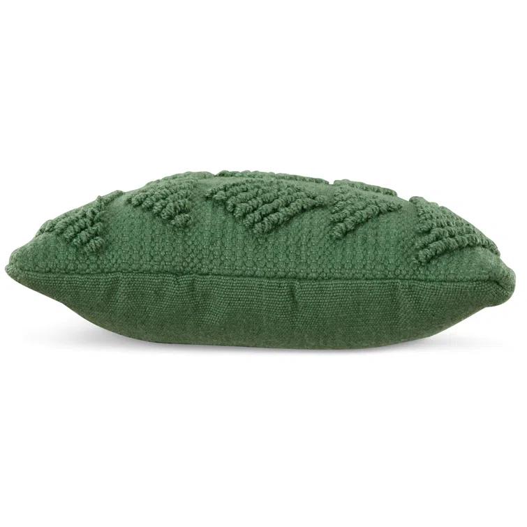spirea Geometric Indoor/Outdoor Reversible Throw Pillow