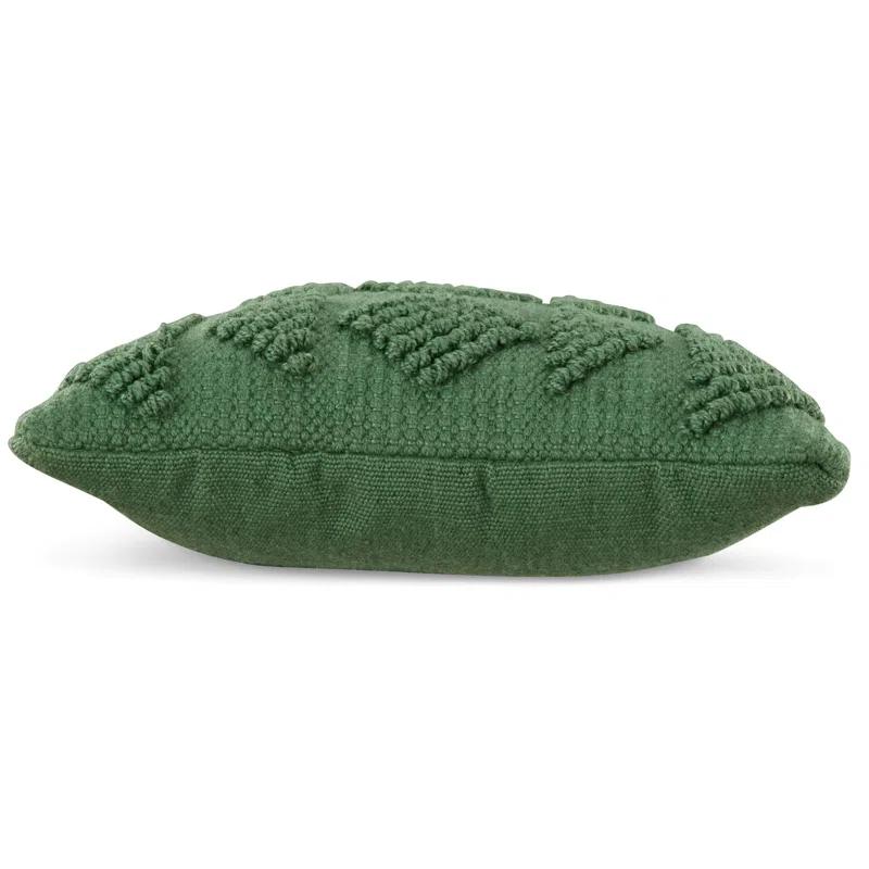spirea Geometric Indoor/Outdoor Reversible Throw Pillow