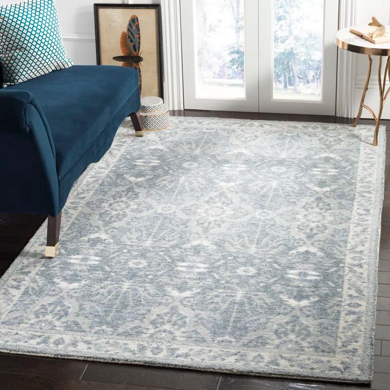 Charlton Home® Karley Restoration Vintage Hand Tufted Wool And Viscose Oriental Rug