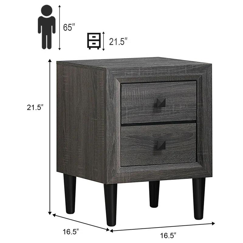 Wrought Studio™ Dugazon 16.5'' W Nightstand