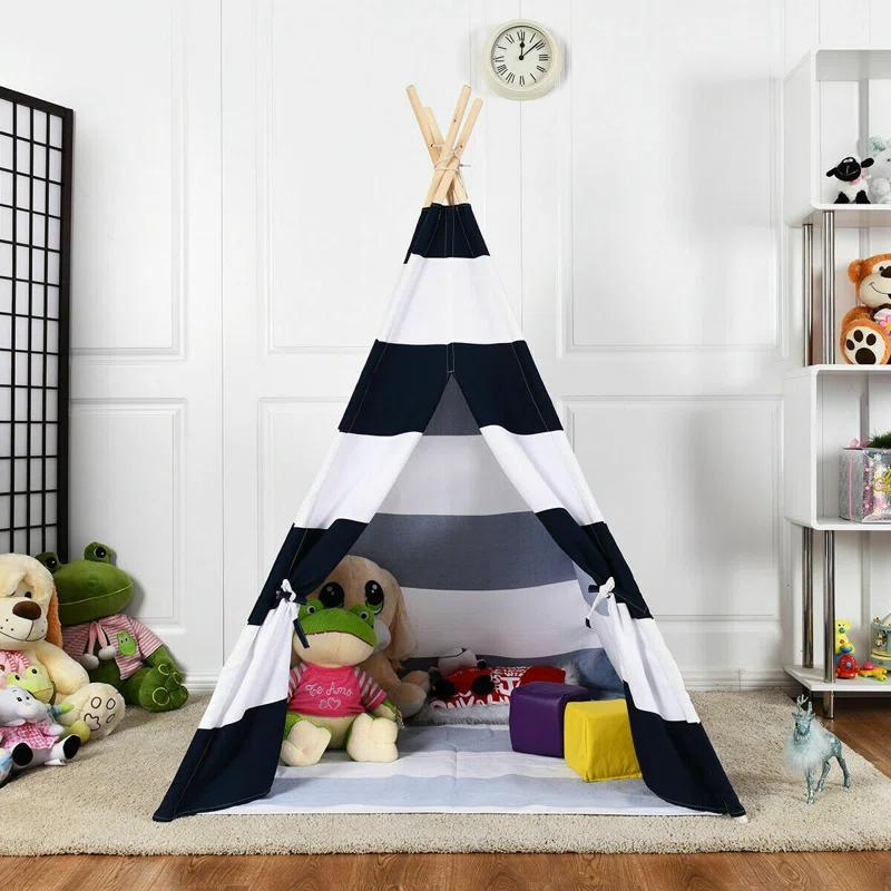 Costway Costway 47'' W x 47'' D Indoor / Outdoor Triangular Play Tent