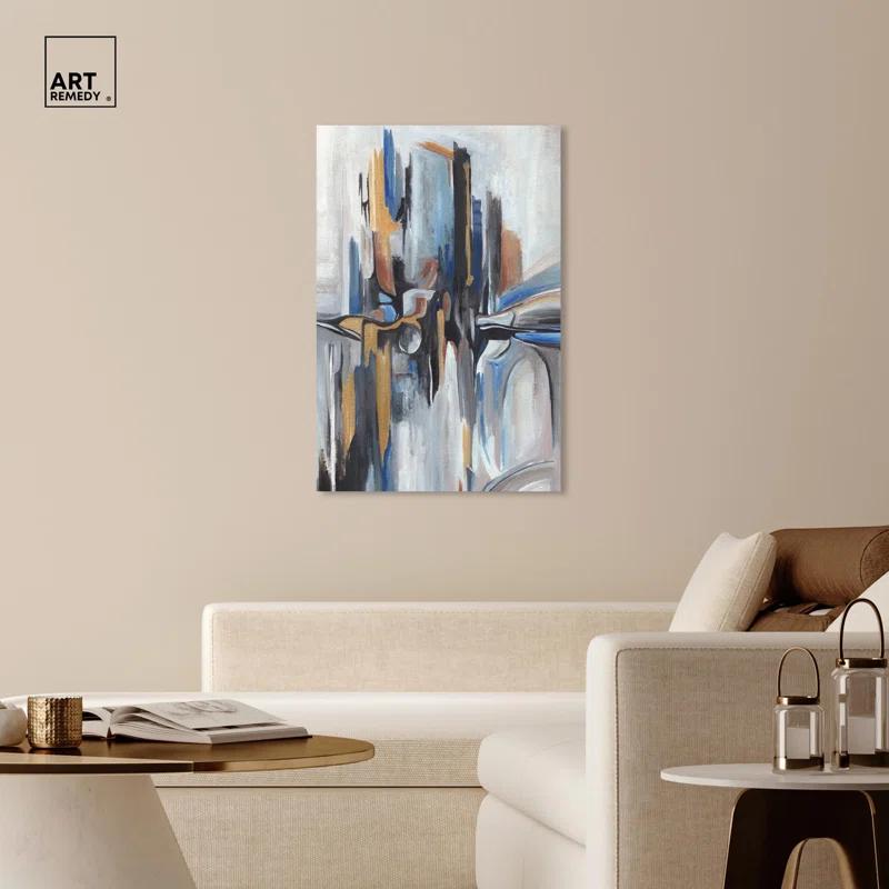 Art Remedy Art Remedy Blue Paintings Canvas Meditation Mood