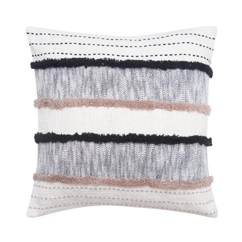Benn Tufted Woven Decorative Throw Pillow