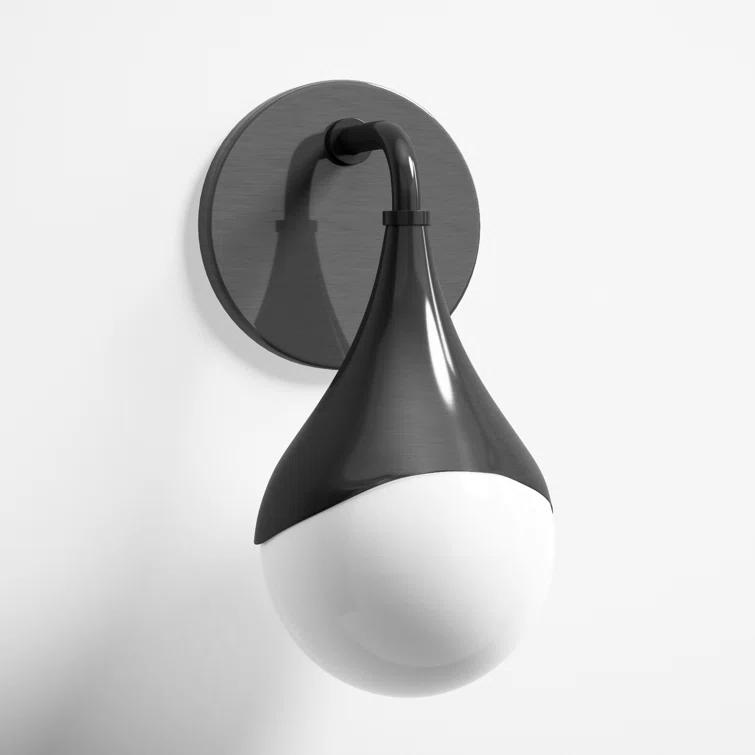 Algiers Single Frosted Bath Sconce