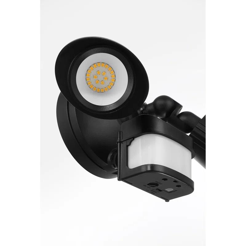120 Watt 2 - Head LED Hardwired Dusk to Dawn Outdoor Security Flood Light with Motion Sensor