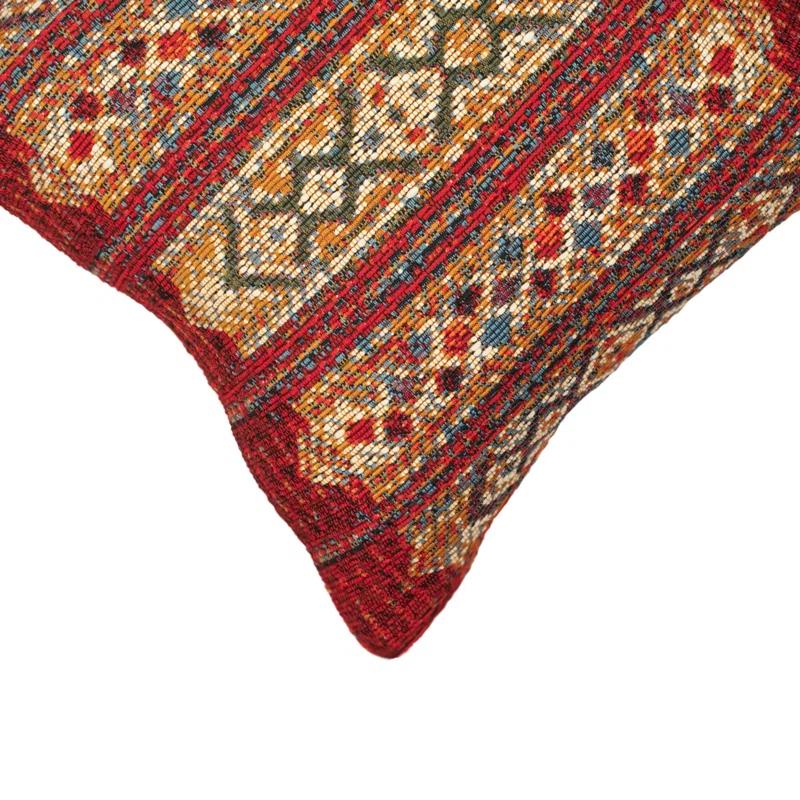 Geometric Indoor/Outdoor Throw Pillow