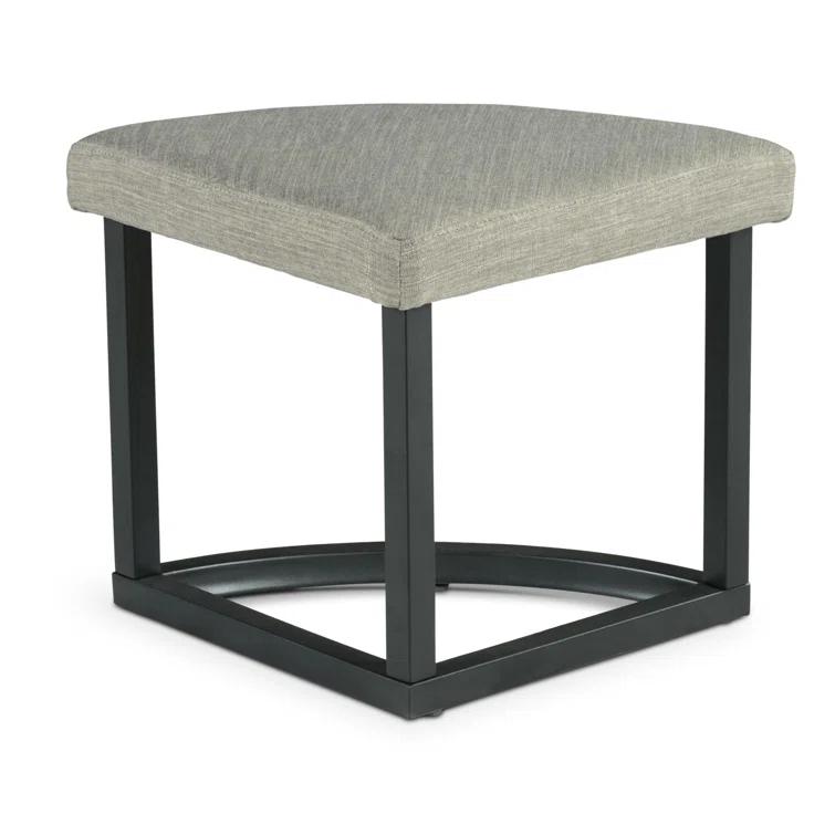 17 Stories Stannos 36" Round Coffee Table with 4 Stools