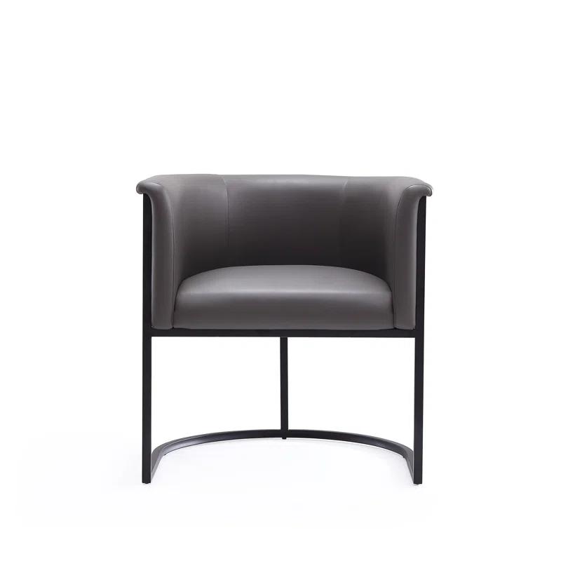 Ceets Bali Saddle And Black Faux Leather Dining Chair (Set Of 2) (Set of 2)