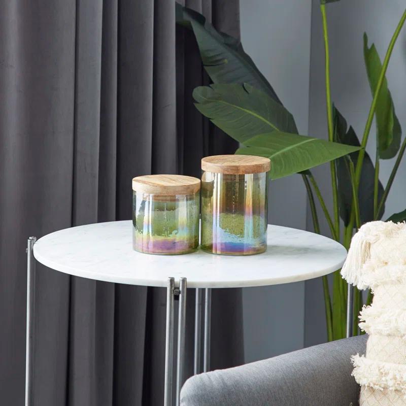 Wood Decorative Urns & Jars