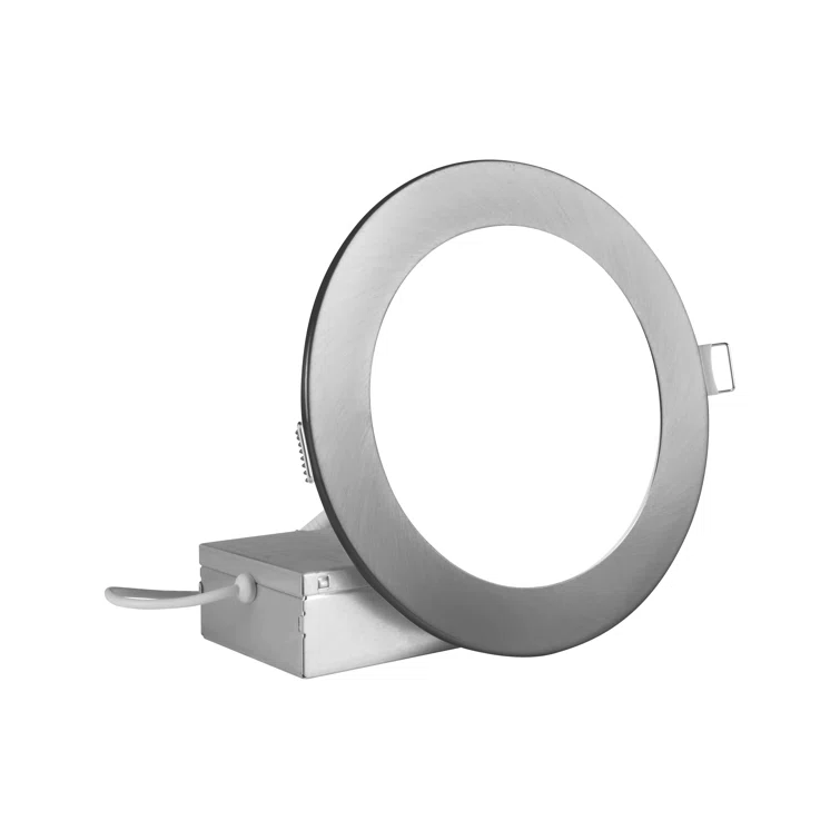 NICOR Lighting 6'' Dimmable Air-Tight IC Rated LED Canless Recessed Lighting Kit REL611205KRDNK