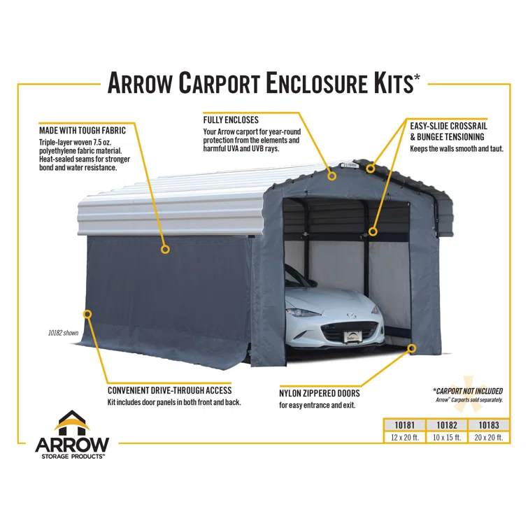 Arrow Mildew Resistant Automobile Cover By Arrow