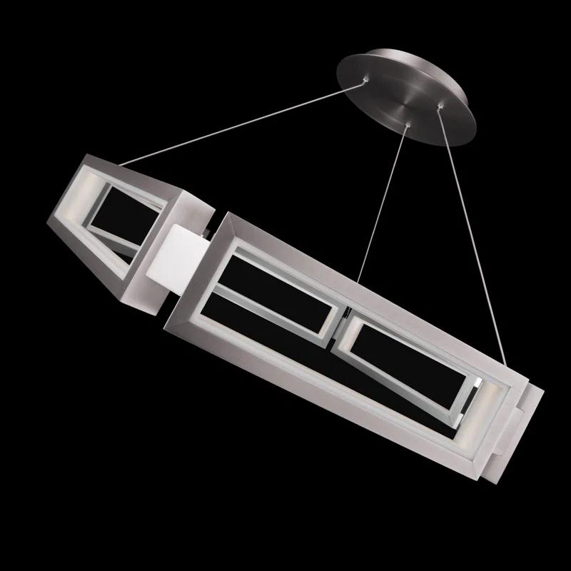 Modern Forms Mies 6 - Light Dimmable LED Geometric Chandelier