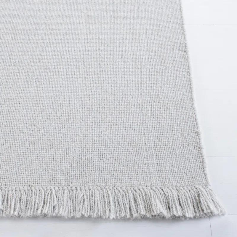 Lauren Ralph Lauren Lauren Ralph Lauren Hand Loomed Wool/Cotton Solid Color Rug in Gray