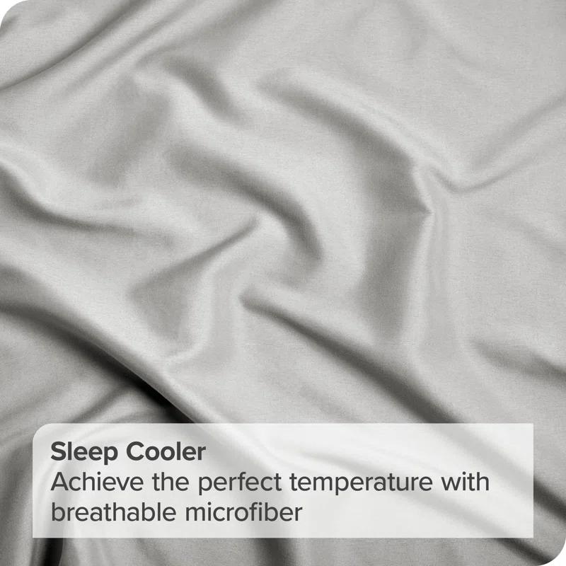 Bare Home 1800 Premium Microfiber Reversible Bed-In-A-Bag