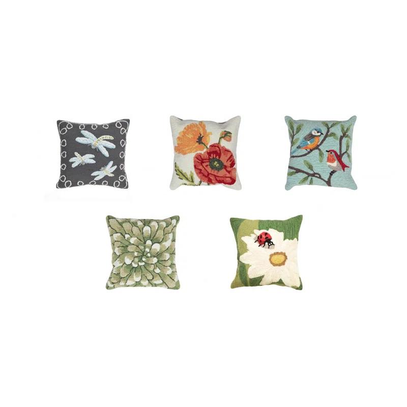 Liora Manne Frontporch Floral Throw Pillow