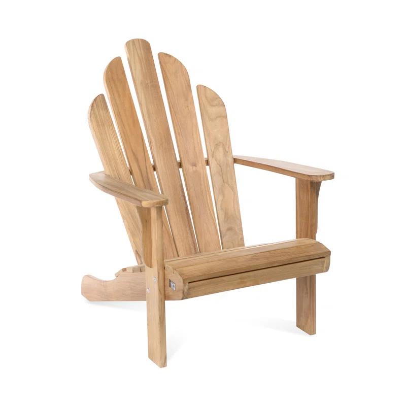 Highland Dunes Wingate Teak Adirondack Chair