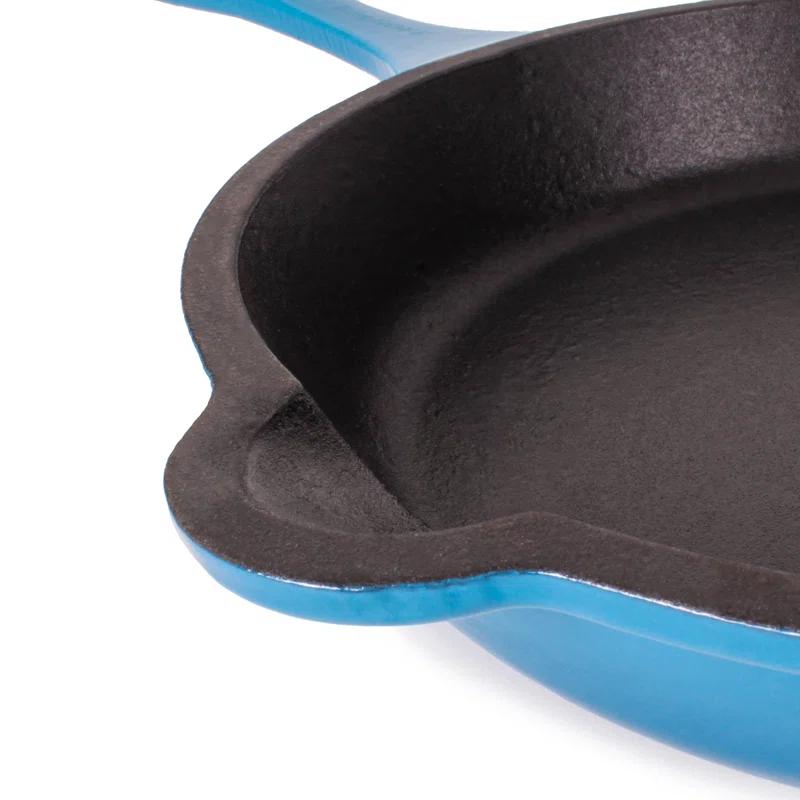 BergHOFF BergHOFF Neo 5Pc Cast Iron Set: 5Qt and 8Qt Covered Dutch Ovens and 10" Fry Pan