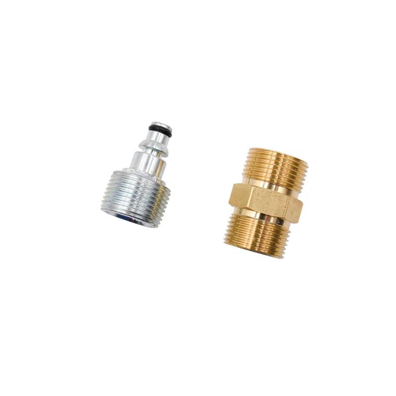 AR Blue Clean Pressure Washer Hose Kit, with 300 Series & Garden Hose Transfer Adapter