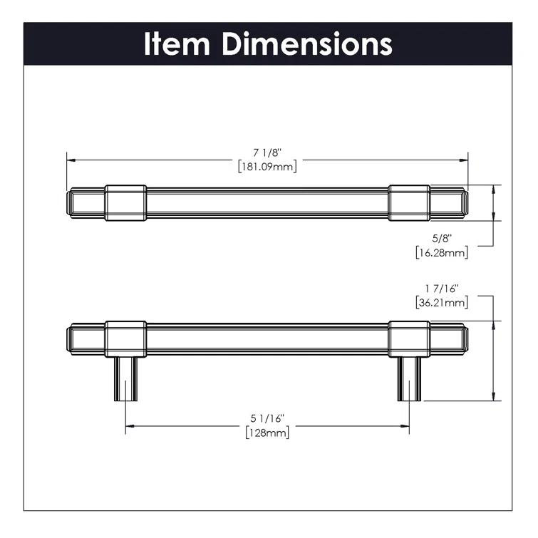 Belwith Keeler Monroe 3 3/4" Center to Center Bar Pull