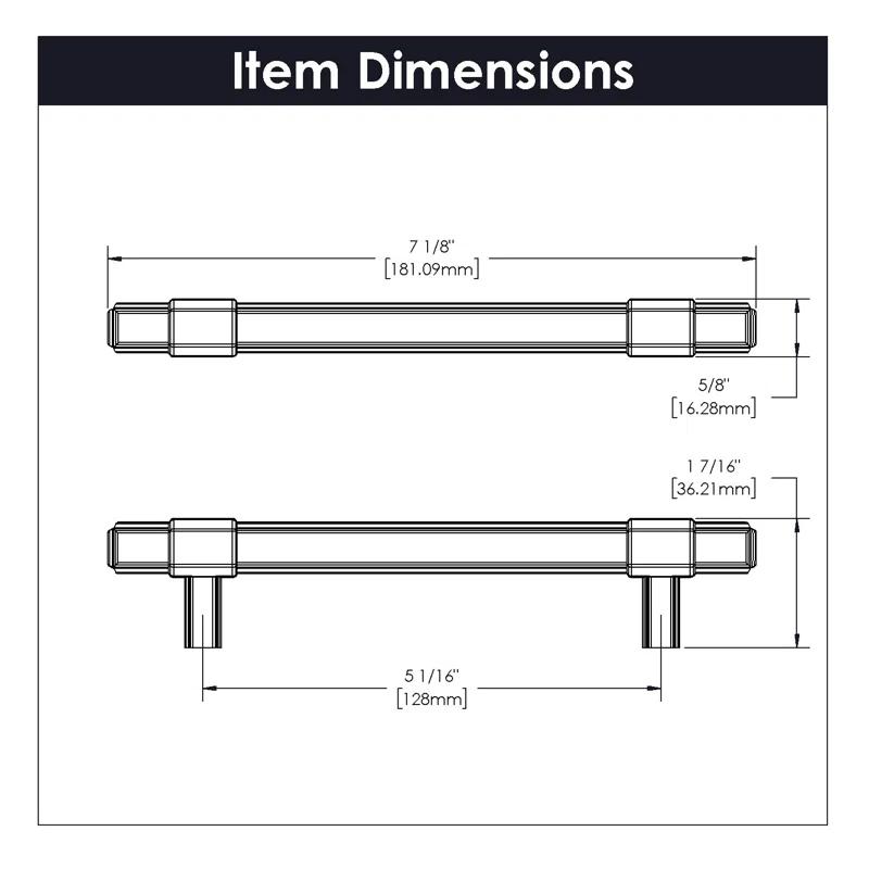 Belwith Keeler Monroe 5 1/16" Center to Center Bar Pull