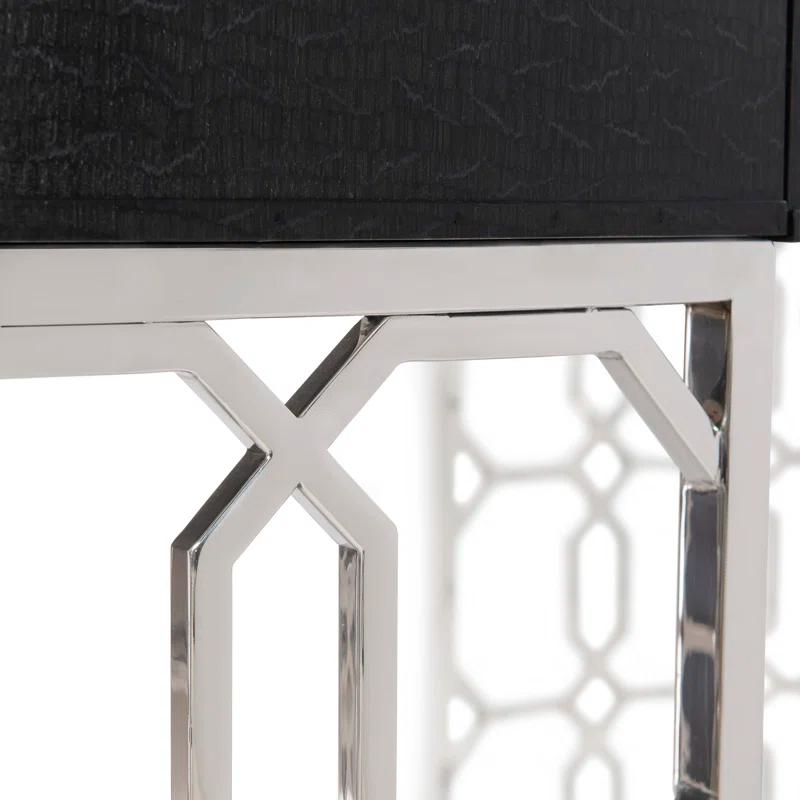 Bernhardt Silhouette Oval Metal Base Writing Desk