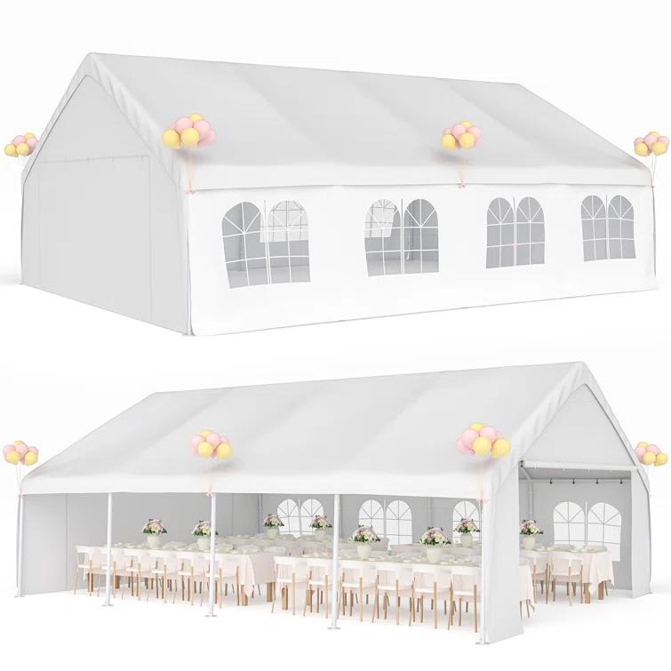 Ideamage 20 Ft. W x 26 Ft. D Metal Party Tent