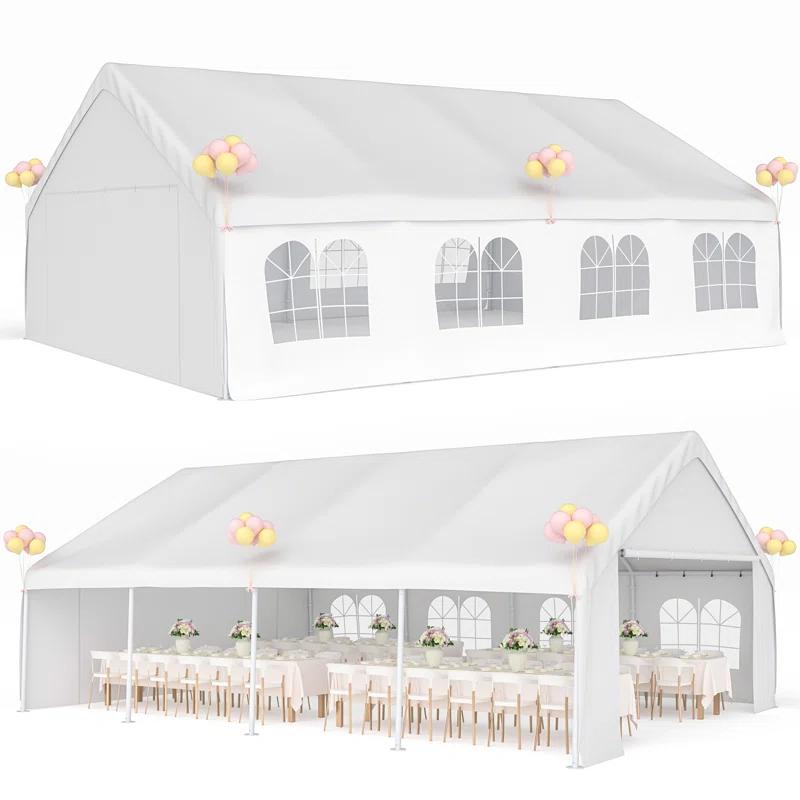 Ideamage 20 Ft. W x 26 Ft. D Metal Party Tent