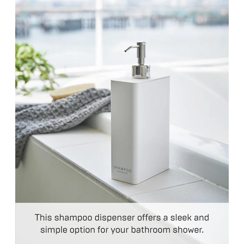 Yamazaki Home Yamazaki Home Dispenser, Contemporary Bottle Pump For Shower, 24 fluid oz., 700 ml
