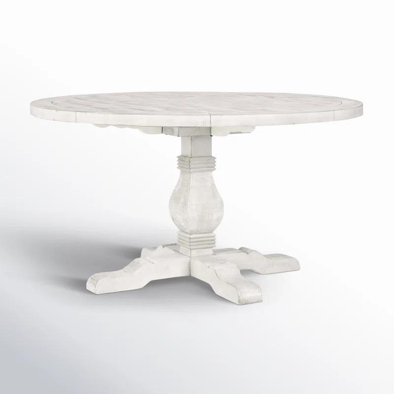 Kinston Solid Wood Pedestal Dining Table